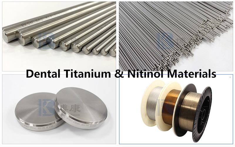 Dental Titanium & Nitinol Material för implantat och återställande applikationer